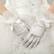 Dicke Volle finger Schmetterlingsknoten Taft Vintage Hochzeit Handschuhe - Seite 1