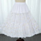 Weiße Spitze Tüll Ballkleid langer Petticoat, Lolita Cosplay Petticoats Krinoline, Ballett-Tutu-Rock, Mädchen Petticoats, Lolita Petticoat 60CM - Seite 3