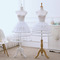 Käfigrock für Frauen, Chiffon-Petticoat, Pannier-Petticoat, kurzes Lolita-Kleid Petticoat Ballet 60CM - Seite 1