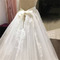 Abnehmbarer Hochzeitsrock für Kleider Brautüberrock Spitzenapplikationen Abnehmbarer Schleppenrock benutzerdefinierte Größe - Seite 5