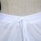 Elastischer Petticoat mit sechs Stahlringen in der Taille, schwarz-weißer Hochzeitskleid-Petticoat - Seite 3