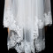 Hochzeitsschleier eleganter kurzer Schleier echter Fotoschleier eine Schicht weißer Elfenbein Brautschleier - Seite 6