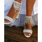 Neue Strass-Frauen-Sandalen mit dickem Absatz Sandalen Bankett-Hochzeits-Sandalen - Seite 5