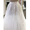 Abnehmbarer Hochzeitsrock für Kleider Brautüberrock Spitzenapplikationen Abnehmbarer Schleppenrock benutzerdefinierte Größe - Seite 4