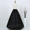 Elastischer Petticoat mit sechs Stahlringen in der Taille, schwarz-weißer Hochzeitskleid-Petticoat - Seite 5