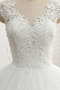 Trichter V-Ausschnitt Formalen Natürliche Taille Hochzeitskleid - Seite 5