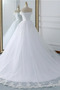 Tüll Frühling Formalen Schnüren Natürliche Taille Hochzeitskleid - Seite 3