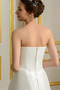Taffeta Trichter Frenal Lehnenlose Natürliche Taille Asymmetrische Brautkleid - Seite 5
