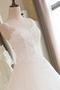 Natürliche Taille Ärmellos Fallen Schnüren V-Ausschnitt Brautkleid - Seite 4