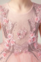 Frenal A Linie asymmetrische Juwel Natürliche Taille Tüll Blumenmädchen kleid - Seite 5