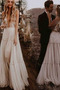 Rückenfrei Natürliche Taille Schöne Appliques Hochzeitskleid - Seite 2