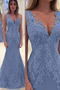 Spitze Natürliche Taille v-Hals Spitze Birne Meerjungfrau Abendkleid - Seite 1