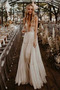 Rückenfrei Natürliche Taille Schöne Appliques Hochzeitskleid - Seite 1
