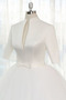 Frühling T Hemd Reißverschluss A Linie Natürliche Taille Einfache Brautkleid - Seite 4