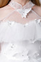 Natürliche Taille Abgestuft Romantisch Tüll Blumenmädchen kleid - Seite 5