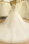3/4 Länge Ärmel A Linie Appliques Breit flach Hochzeitskleid - Seite 2