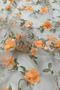 Trägerlos Blumen Frenal Akzentuierte Rosette Natürliche Taille Abendkleid - Seite 7