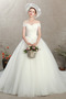 Tüll Sanduhr Schnüren einfache Natürliche Taille Hochzeitskleid - Seite 1