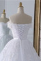Tüll Frühling Formalen Schnüren Natürliche Taille Hochzeitskleid - Seite 6