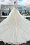 Natürliche Taille Winter Appliques Akzentuierte Rosette Luxuriöse Brautkleid - Seite 2