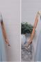 Ärmellos Natürliche Taille Asymmetrisch Tulle Brautjungfer kleid - Seite 2