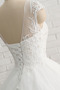 Trichter V-Ausschnitt Formalen Natürliche Taille Hochzeitskleid - Seite 6