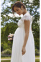 Einfach Spitze Frühling Reich Juwel Chiffon Mutterschaft Brautkleid - Seite 5