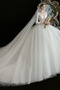 Drapiert Natürliche Taille A Linie Frenal Tüll Hochzeitskleid - Seite 3