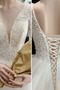 Drapiert Natürliche Taille A Linie Frenal Tüll Hochzeitskleid - Seite 5