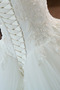 A Linie Perlen Mit geschlossenen Ärmeln Formalen Tüll Brautkleid - Seite 4