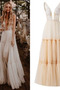Rückenfrei Natürliche Taille Schöne Appliques Hochzeitskleid - Seite 3