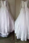 Ausverkauf Kirche V-Ausschnitt Tiefer V-Ausschnitt Hochzeitskleid - Seite 2