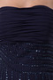 Chiffon Sommer Königsblau Natürliche Taille Trägerlose Abendkleid - Seite 5