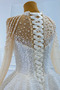 Luxuriös Trichter A Linie Perlen Länge des Bodens Hochzeitskleid - Seite 12