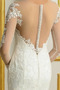 romantische Fiel Taille Reiner zurück Taste Satiniert Hochzeitskleid - Seite 4