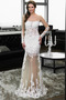 Lange Ärmel Perlengürtel Romantisch Illusionshülsen Hochzeitskleid - Seite 1