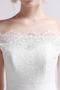 Trichter Draussen Spitze Natürliche Taille Einfache Brautkleid - Seite 5