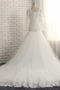 Elegante V-Ausschnitt Bodenlänge Frühling Illusionshülsen Hochzeitskleid - Seite 4