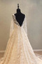 Fallen Natürliche Taille V-Ausschnitt Illusionshülsen Hochzeitskleid - Seite 4