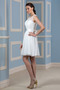Elegante A Linie Trichter Natürliche Taille Chiffon Hochzeitskleid - Seite 4