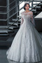 Ausverkauf Illusionshülsen Formalen Drapiert Natürliche Taille Hochzeitskleid - Seite 1