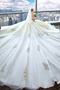 Spitze Kurze Ärmel Halle Spitzenüberlagerung Luxuriöse Brautkleid - Seite 3