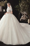 Juwel akzentuiertes Mieder Reißverschluss Formalen Hochzeitskleid - Seite 4