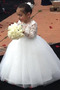 Spitzenüberlagerung T Hemd Hochzeit Reißverschluss Kleine Mädchen Kleid - Seite 2