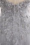 Meerjungfrau V-Ausschnitt Reißverschluss Trichter Abendkleid - Seite 5