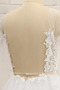 Natürliche Taille Bateau Illusionshülsen Spitzenüberlagerung Hochzeitskleid - Seite 6