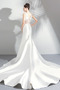 Natürliche Taille Draussen Elegante Meerjungfrau Ärmellos Brautkleid - Seite 2