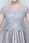 Natürliche Taille Kurze Ärmel A Linie Luxuriöse Brautjungfer Kleid - Seite 4