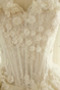 Blumen Natürliche Taille V-Ausschnitt Fallen Formalen Brautkleid - Seite 4