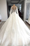 Juwel Juwel akzentuiertes Mieder Natürliche Taille Hochzeitskleid - Seite 2